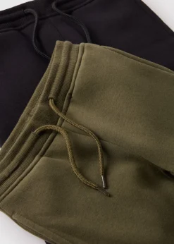 Boys 2 Pack Black & Khaki Joggers (1-7yrs)