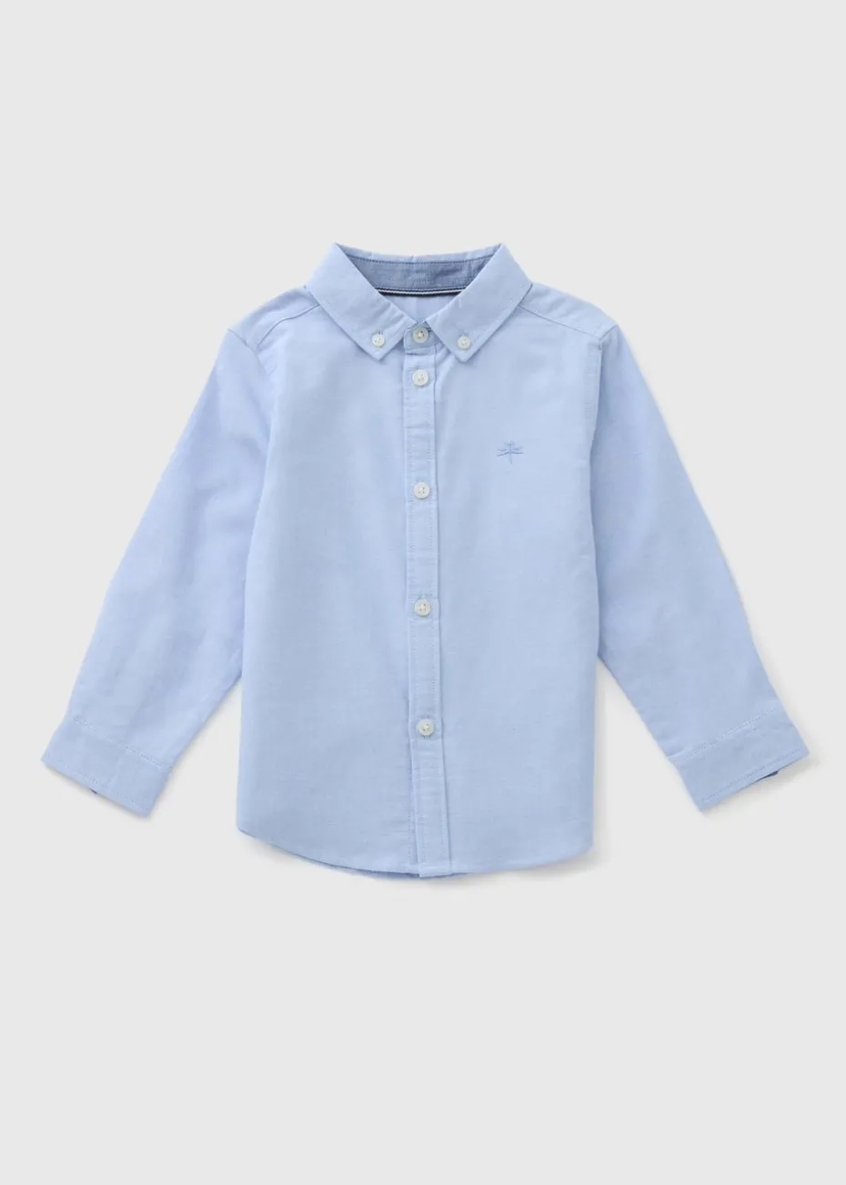Boys Blue Long Sleeve Oxford Shirt (1-7yrs)
