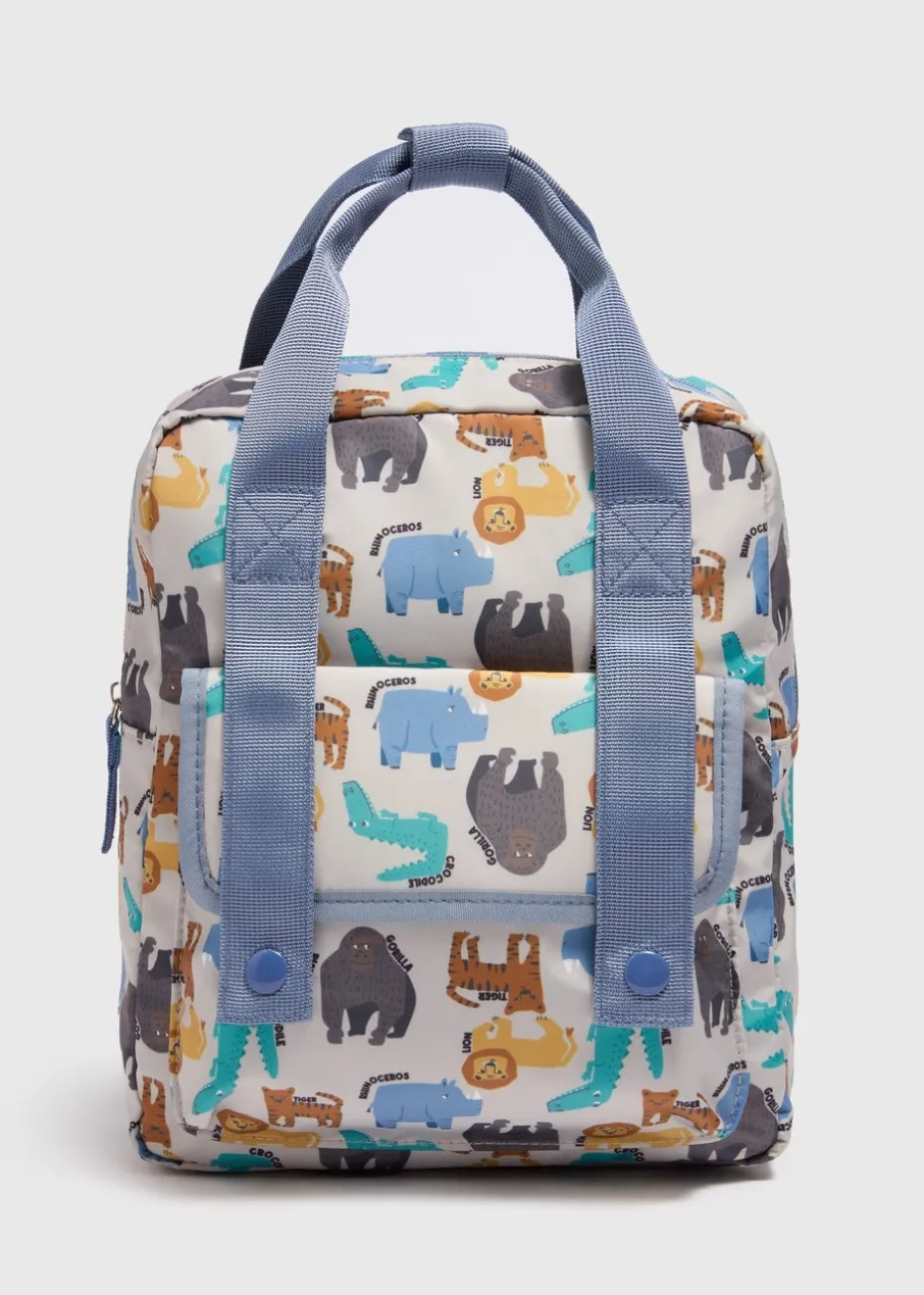 Boys Multicolour Animal Backpack