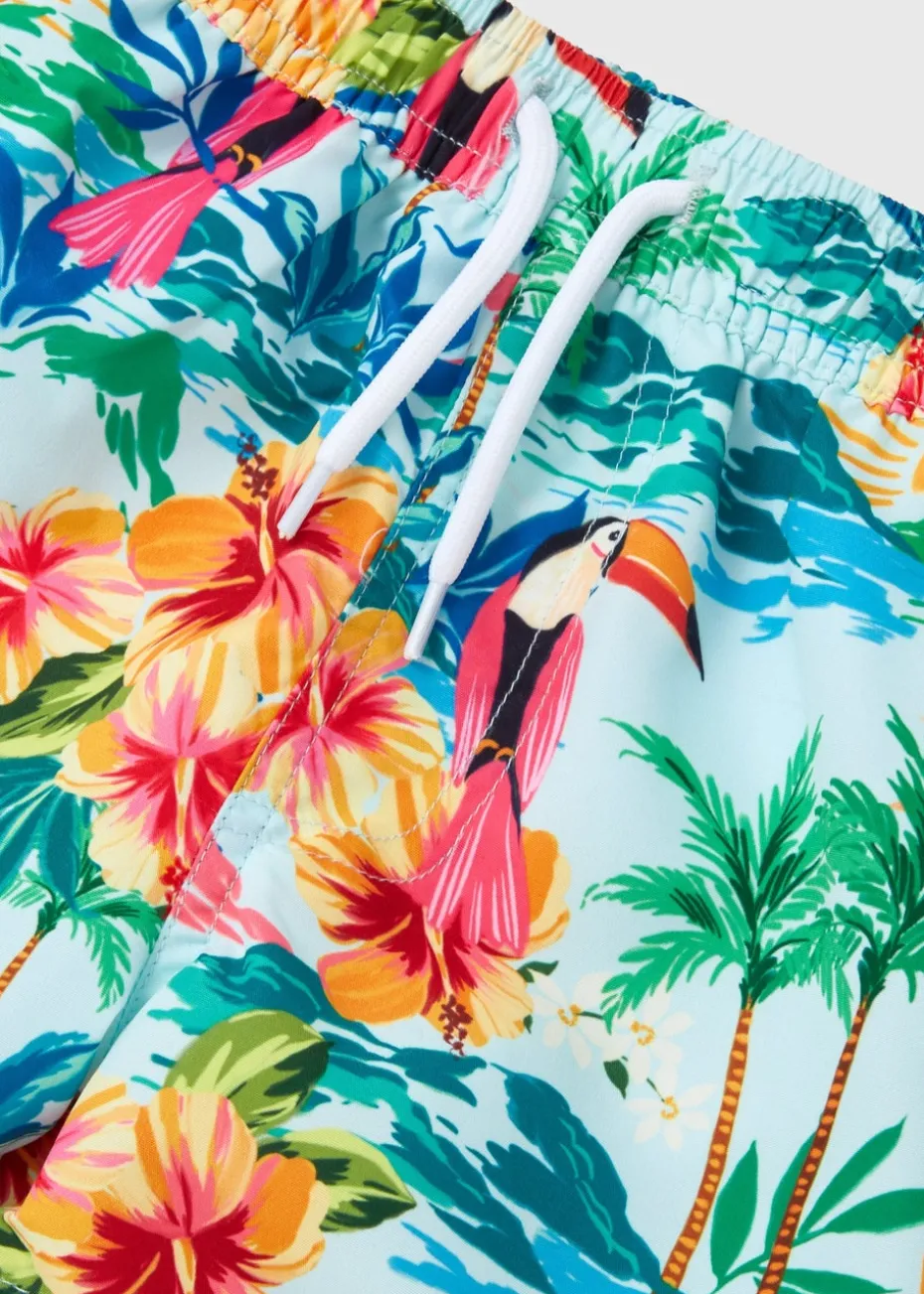 Boys Multicolour Tropical Swim Shorts (1-10yrs)