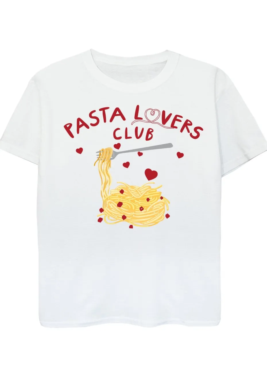 Brands In Pasta Lovers Club Kids White Graphic T-Shirt (3-13 Years)
