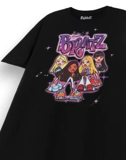 Bratz Black Group Short Sleeved T-Shirt
