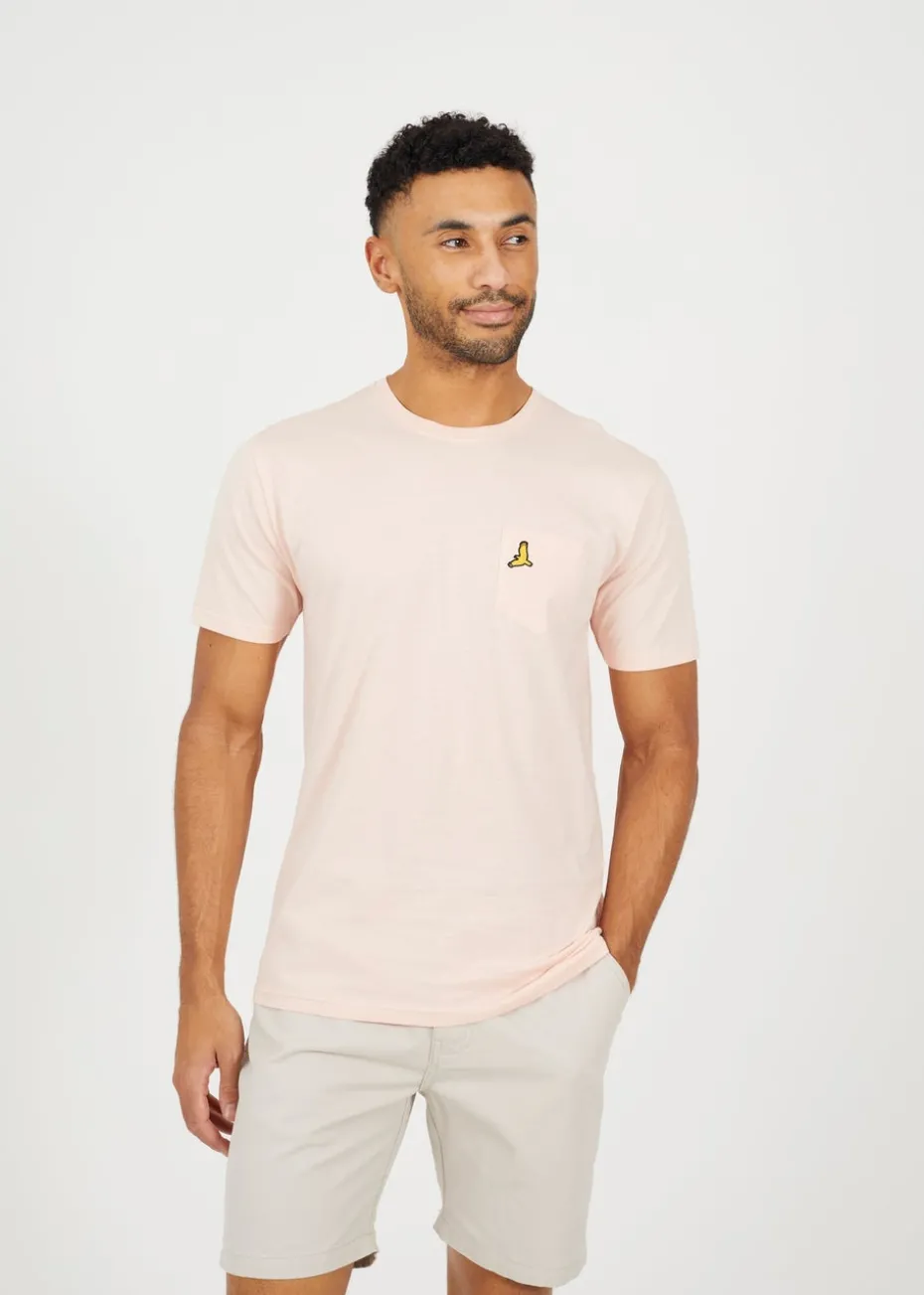 Brave Soul Light Blue 3 Pack Crew Neck T Shirts