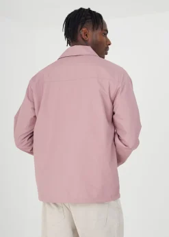 Brave Soul Pink Lightweight Coach Style Jacket