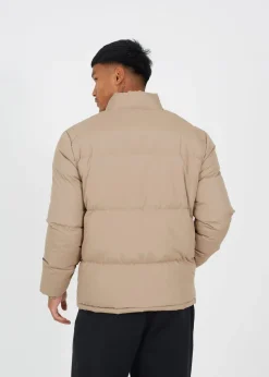 Brave Soul Stone Funnel Neck Padded Jacket