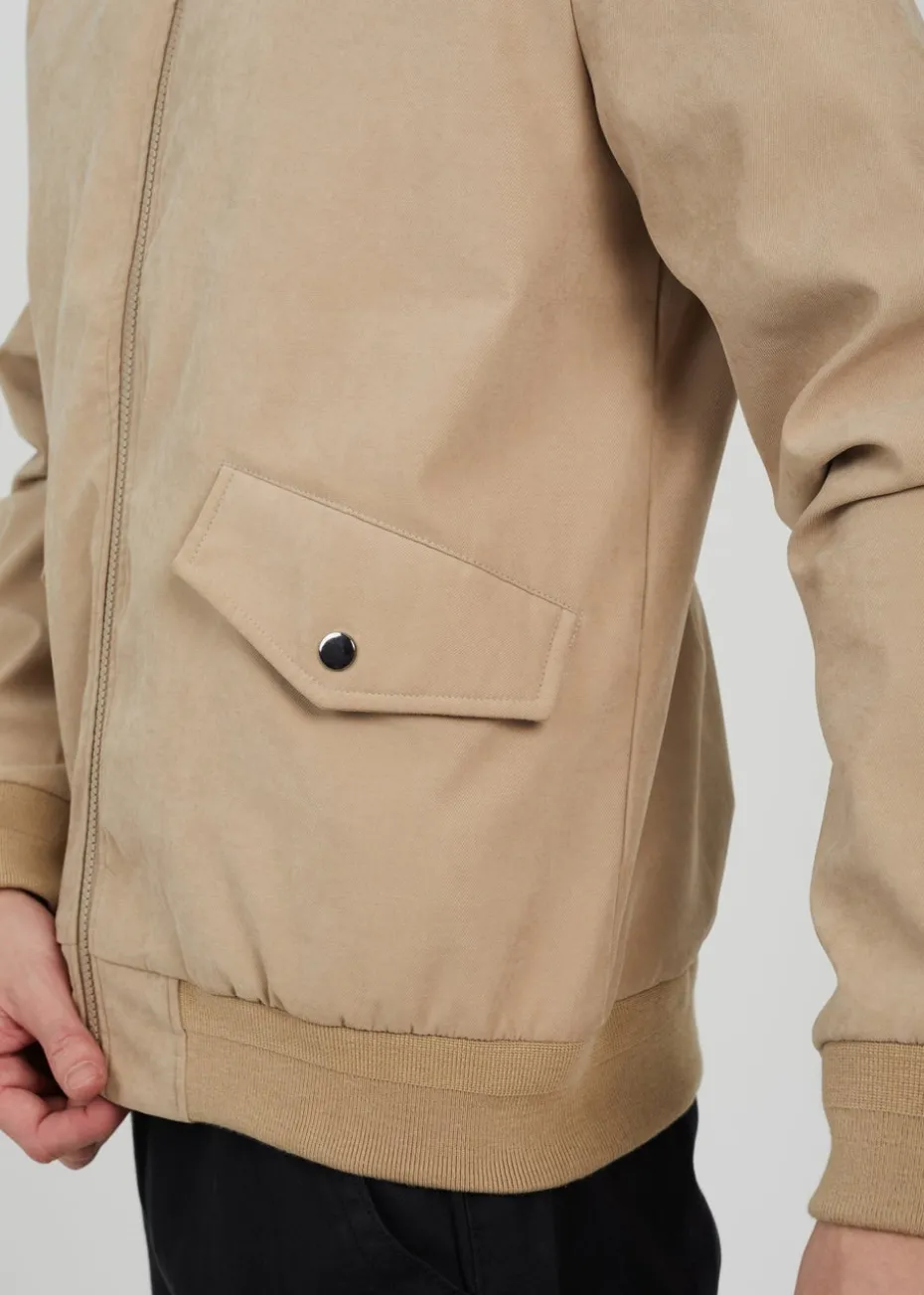 Brave Soul Stone Lightweight Bomber Jacket