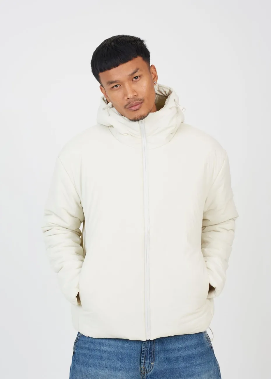 Brave Soul Stone Padded Hooded Jacket