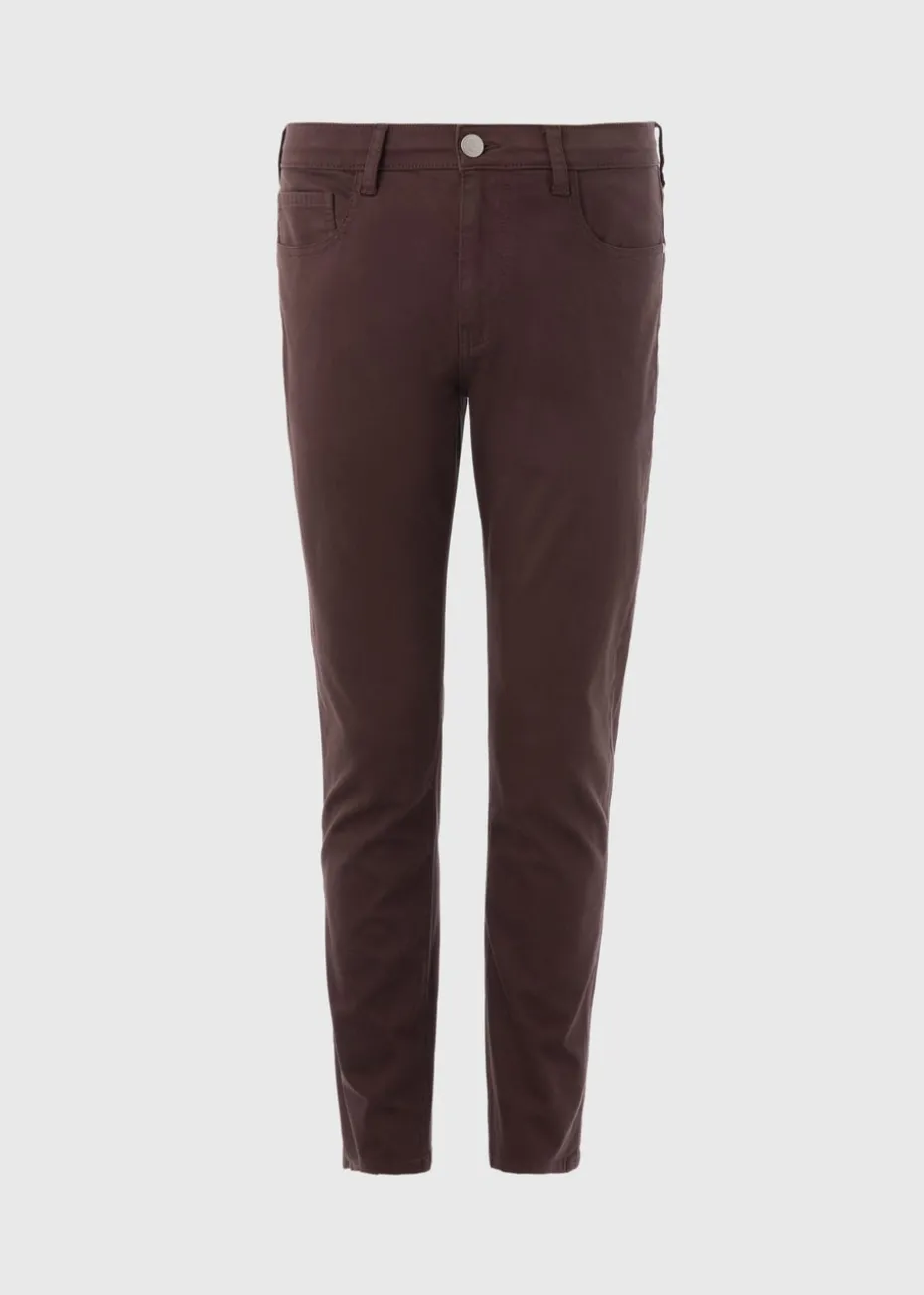 Brown Garment Dye Jeans