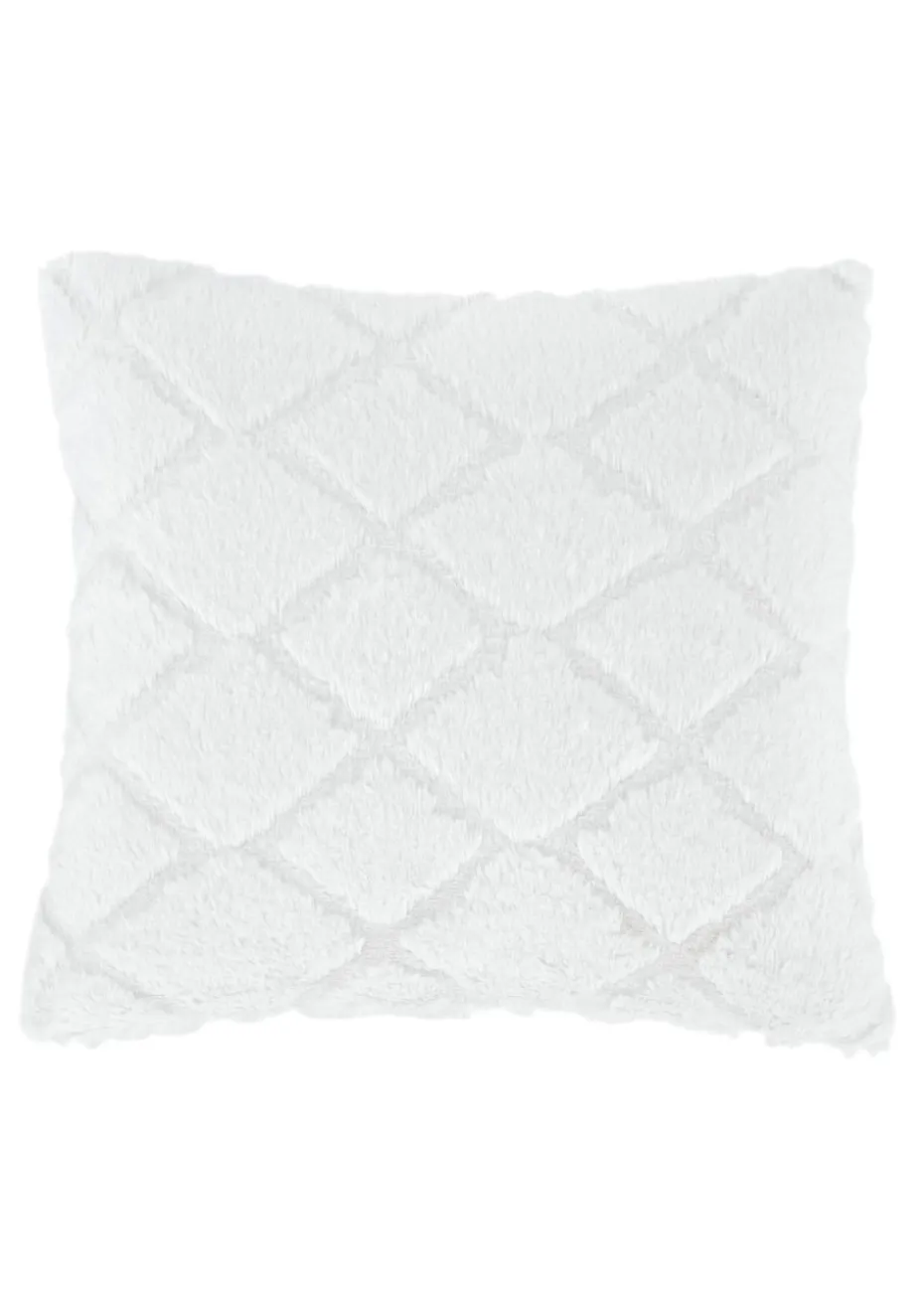 Catherine Lansfield Cosy Diamond Cushion (43x43cm)