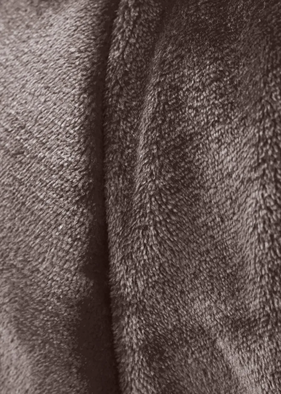 Catherine Lansfield Extra Large Raschel Velvet Touch Blanket Throw (200x240cm)