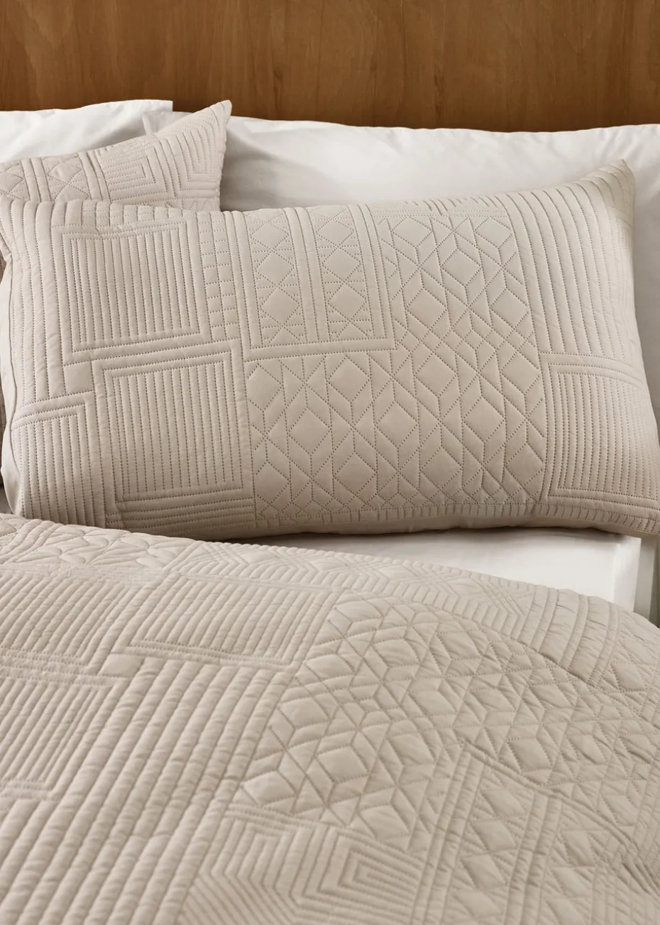 Catherine Lansfield Folkstone Geo Duvet Cover Set