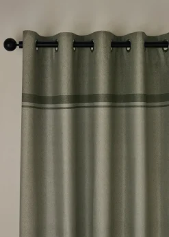 Catherine Lansfield Melville Lined Eyelet Curtains