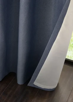 Catherine Lansfield Melville Lined Eyelet Curtains