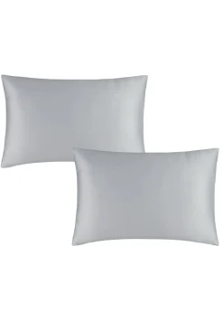 Catherine Lansfield Silky Soft Satin Standard Pillowcase Pair