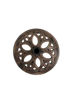 Charles Bentley Cast Iron Round Patio Umbrella Parasol Base Stand Bronze