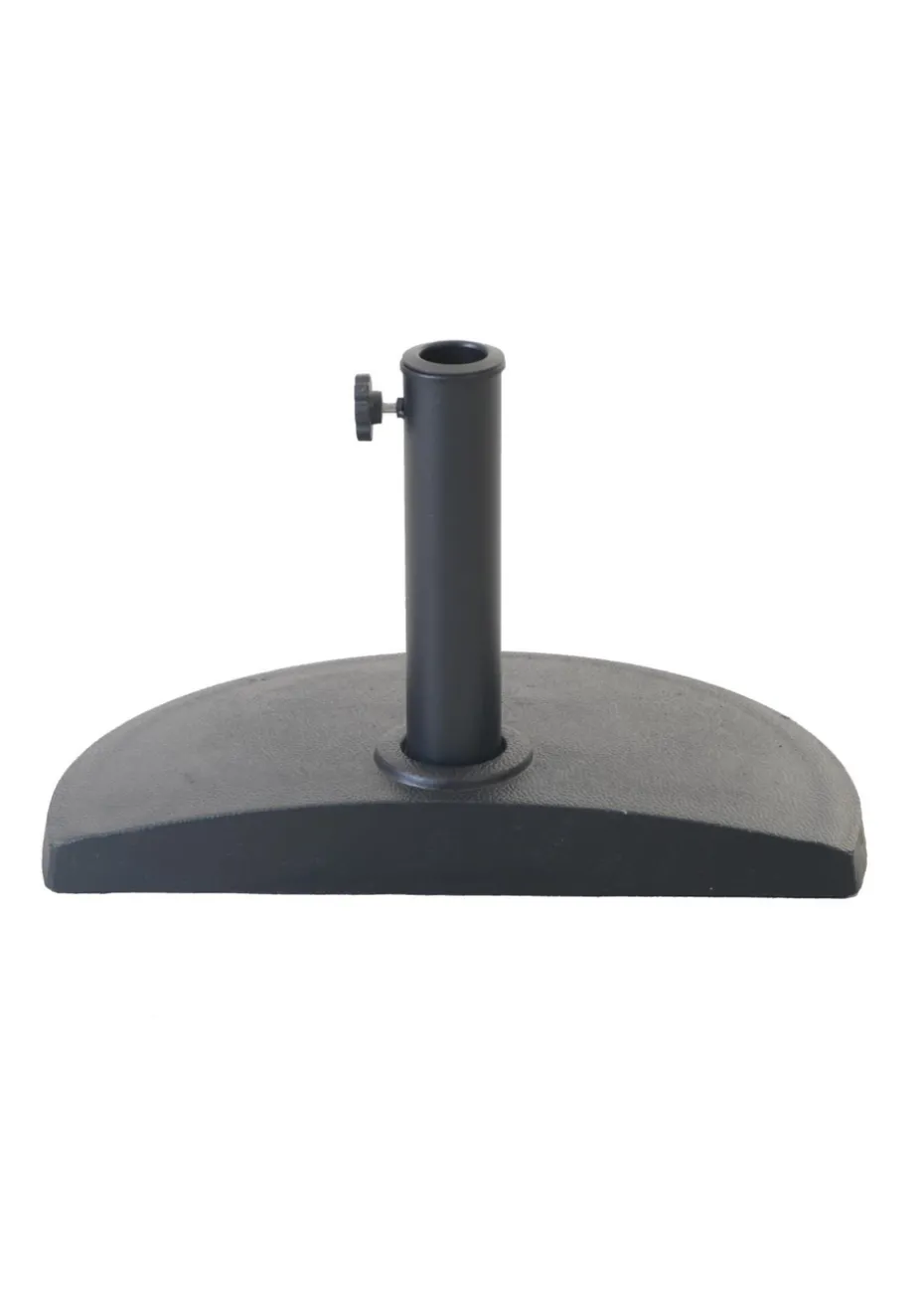 Charles Bentley Concrete Parasol Half Base for Half Canopy Umbrella