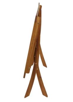 Charles Bentley FSC Acacia Hardwood Rectangular Folding Table (H74cm x W120cm x D70cm)