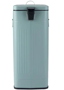 Charles Bentley Heritage Green Square Retro Kitchen Pedal Bin