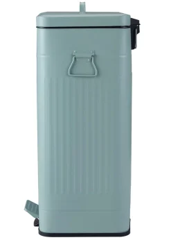Charles Bentley Heritage Green Square Retro Kitchen Pedal Bin