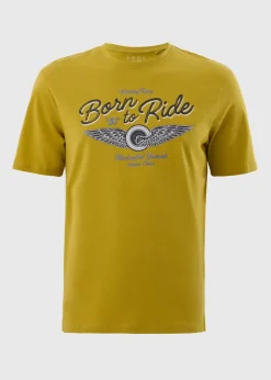 Chartreuse Printed T-Shirt