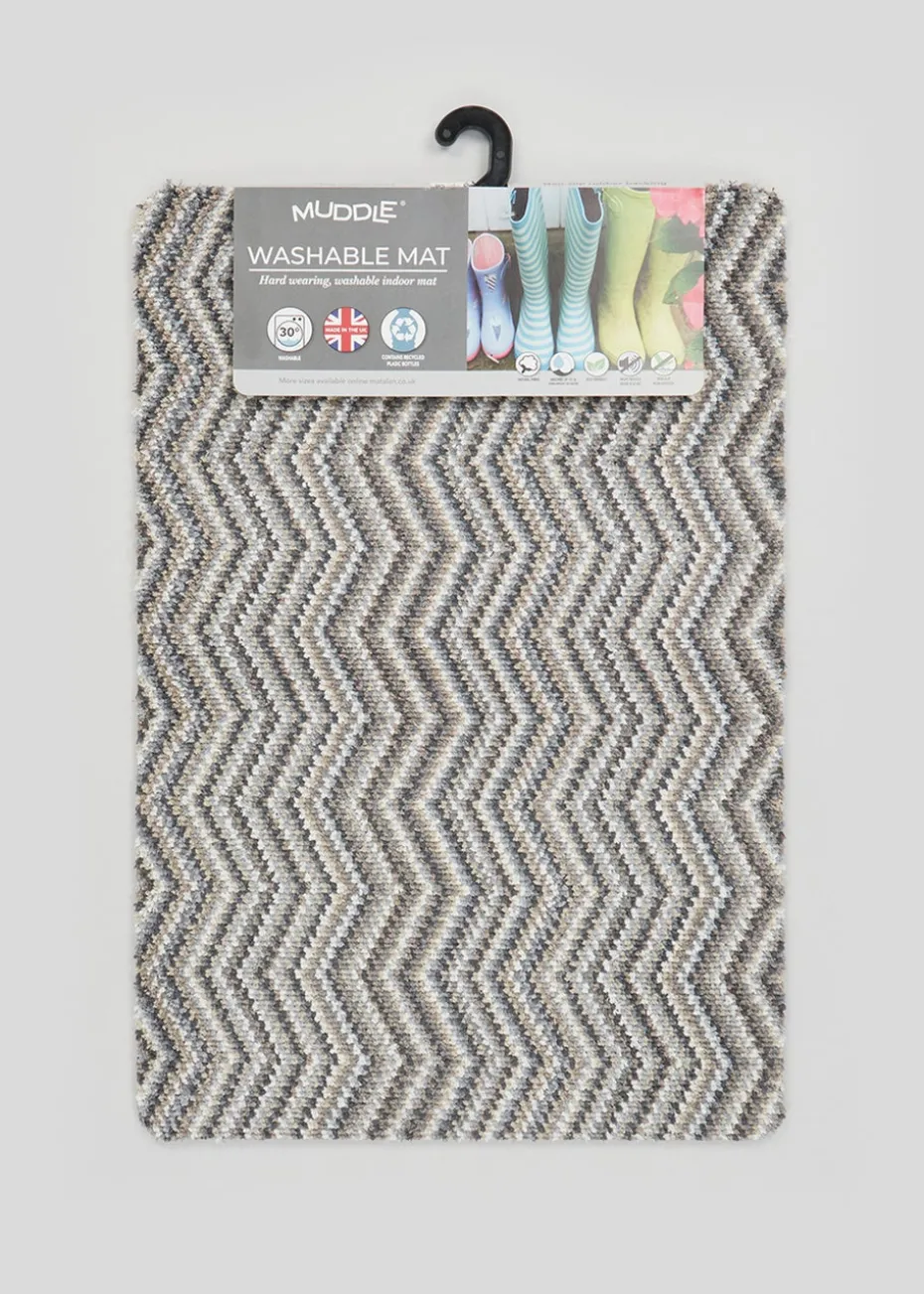 Chevron Muddle Mat (75cm x 50cm)