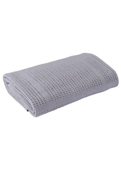 Clair de Lune Soft Cotton Cellular Pram Blanket