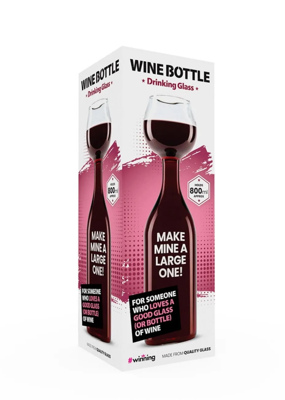 Connoisseur Creations Clear Wine Bottle Glass