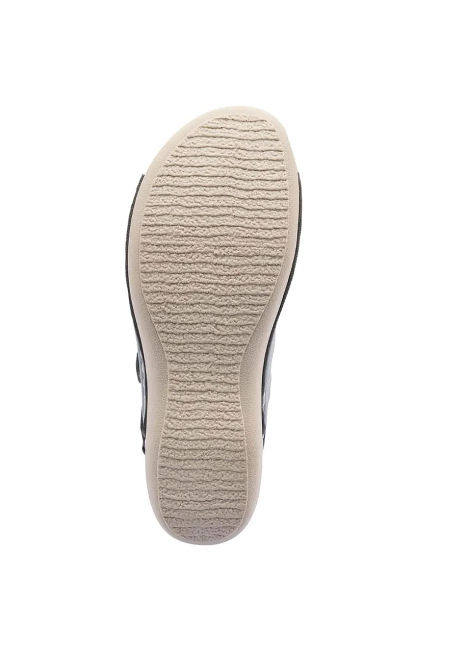 Cotton Traders Light Blue Adjustable Sandals