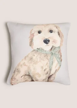 Cream Cockapoo Throw