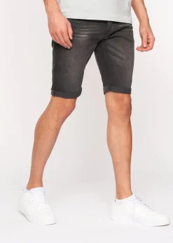 Crosshatch Black Reestier Denim Shorts