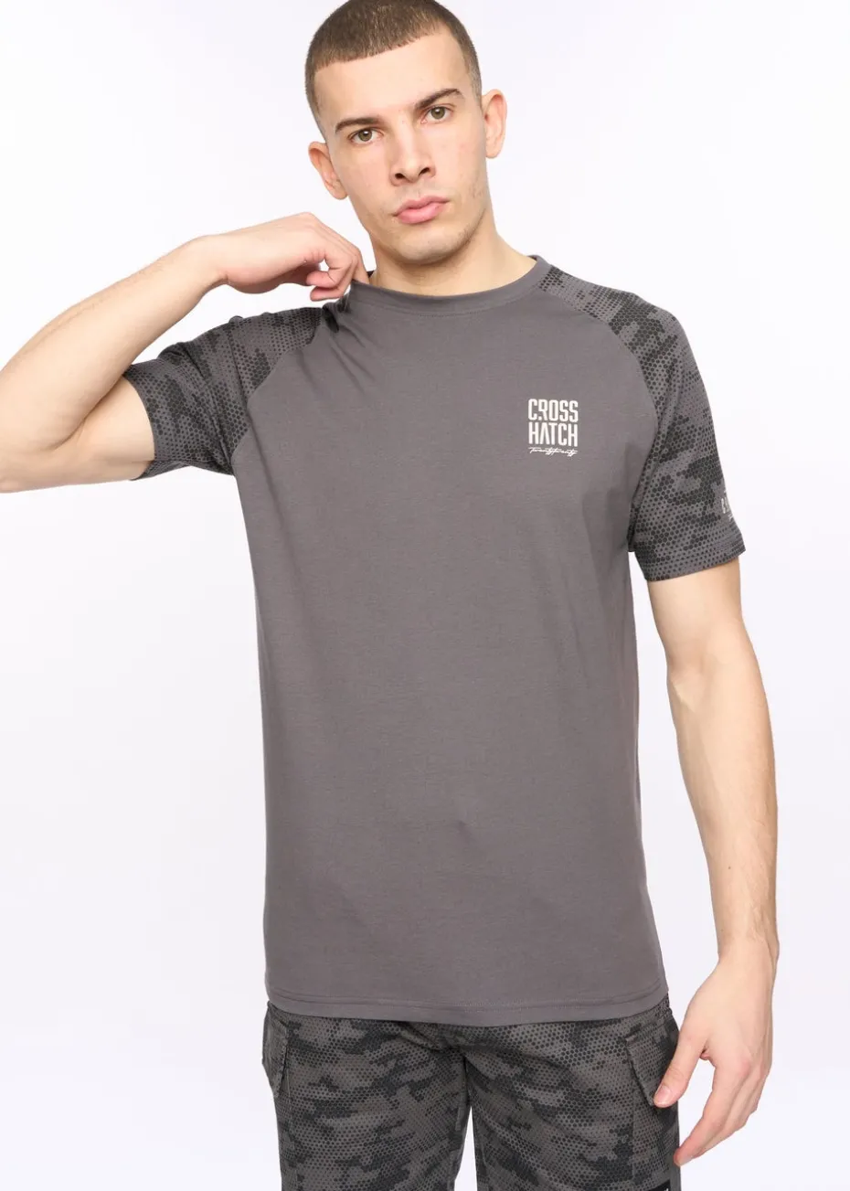 Crosshatch Dark Grey Janscore T-Shirt