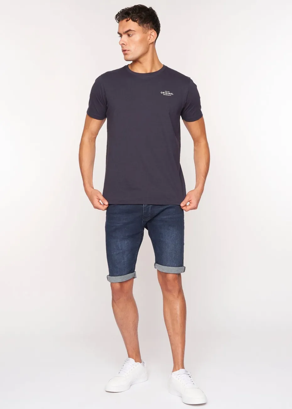 Crosshatch Dark Wash Tadcaster Denim Shorts