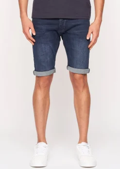 Crosshatch Dark Wash Tadcaster Denim Shorts