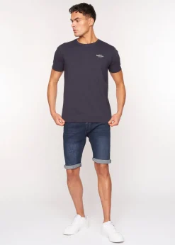 Crosshatch Dark Wash Tadcaster Denim Shorts
