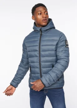 Crosshatch Denim Blue Gattering Jacket