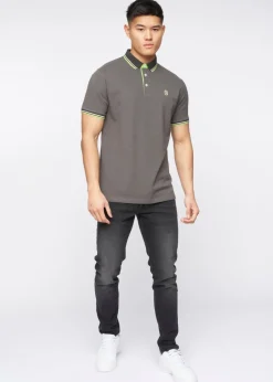 Crosshatch Grey Britmane Polo