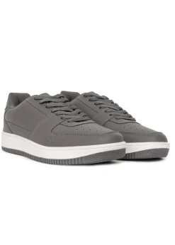 Crosshatch  Grey  Casimiro  Trainers