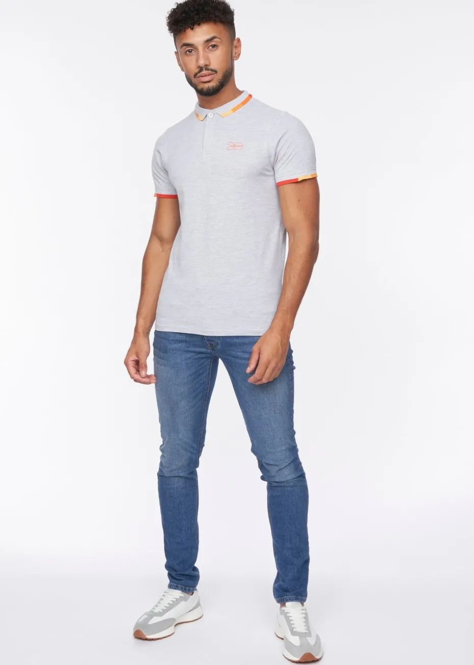 Crosshatch Grey Marl Chemfort Polo