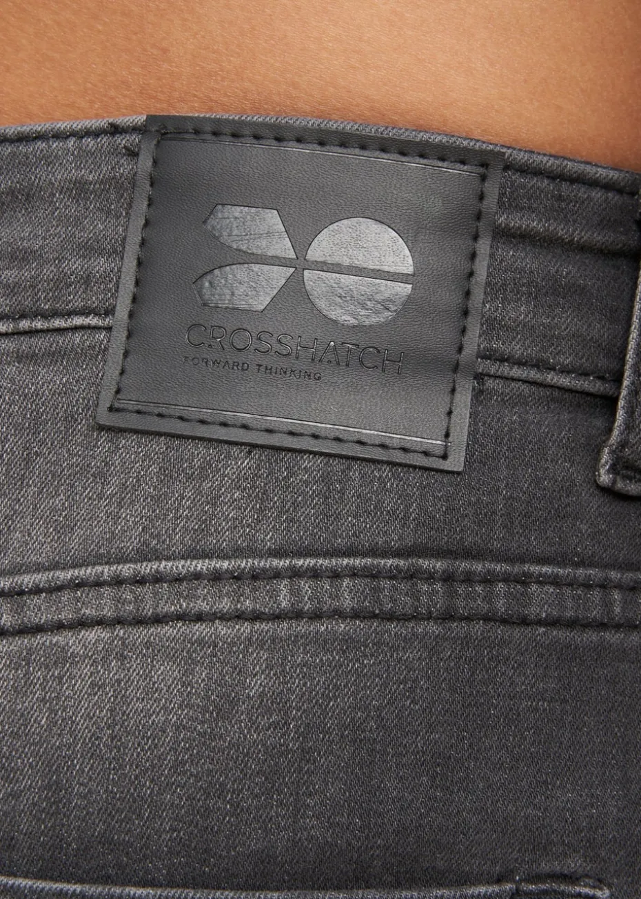 Crosshatch Grey Wash New Svelte Slim Jeans