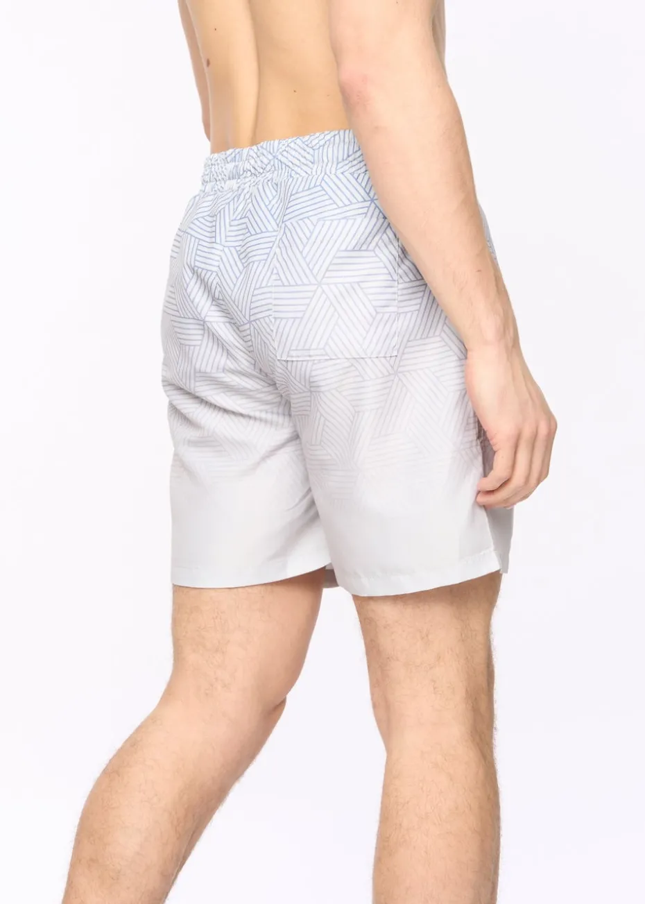 Crosshatch Light Stone Layotta Swim Shorts