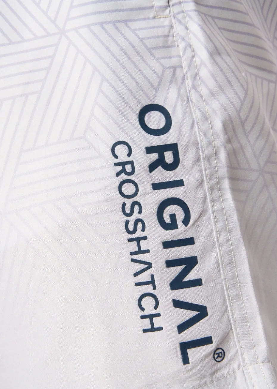 Crosshatch Light Stone Layotta Swim Shorts