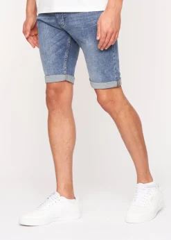 Crosshatch Light Wash Tadcaster Denim Shorts