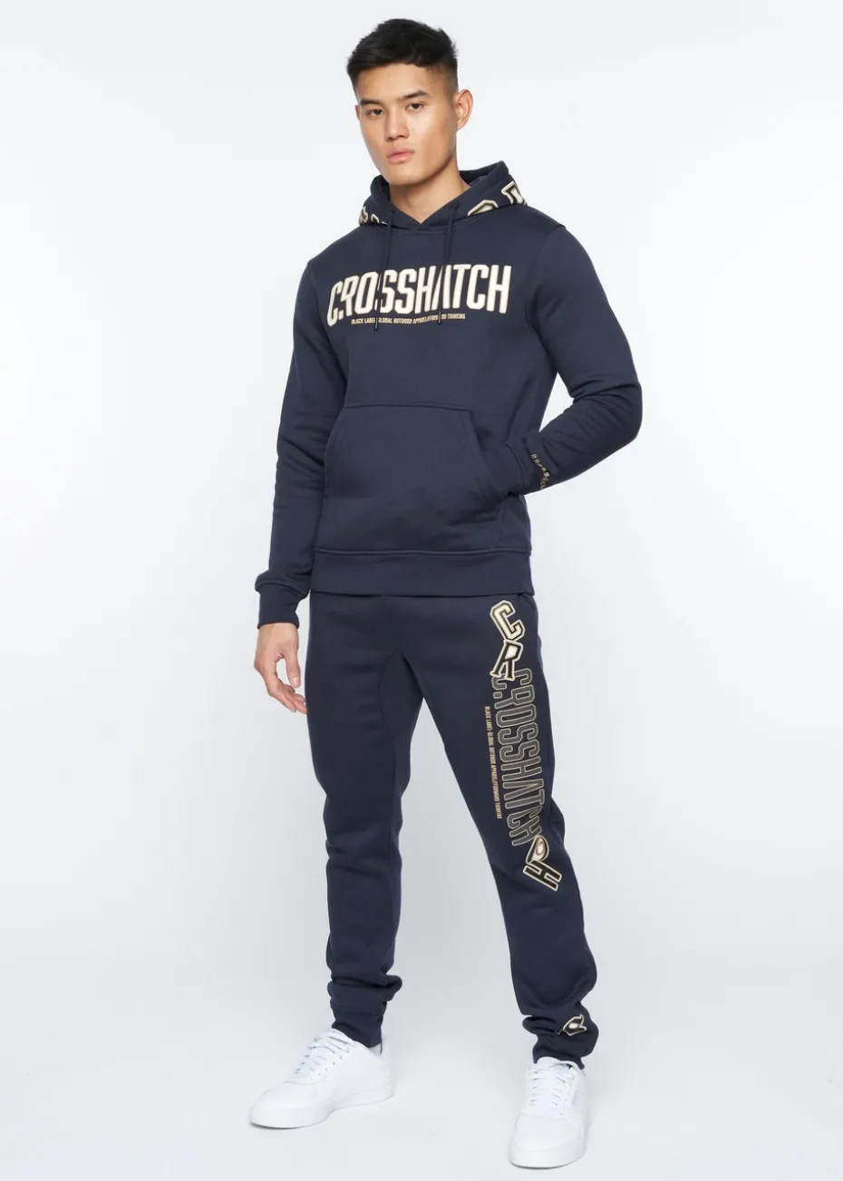 Crosshatch Navy Doddington Hoodie