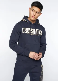 Crosshatch Navy Doddington Hoodie