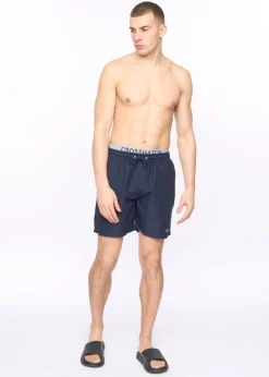 Crosshatch Navy Rembrandts Swim Shorts
