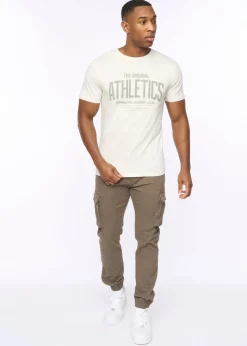 Crosshatch Off White Athwood T-Shirt