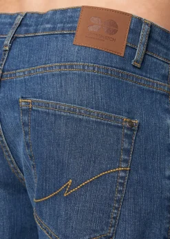 Crosshatch Stone Wash Bandol Straight Leg Jeans