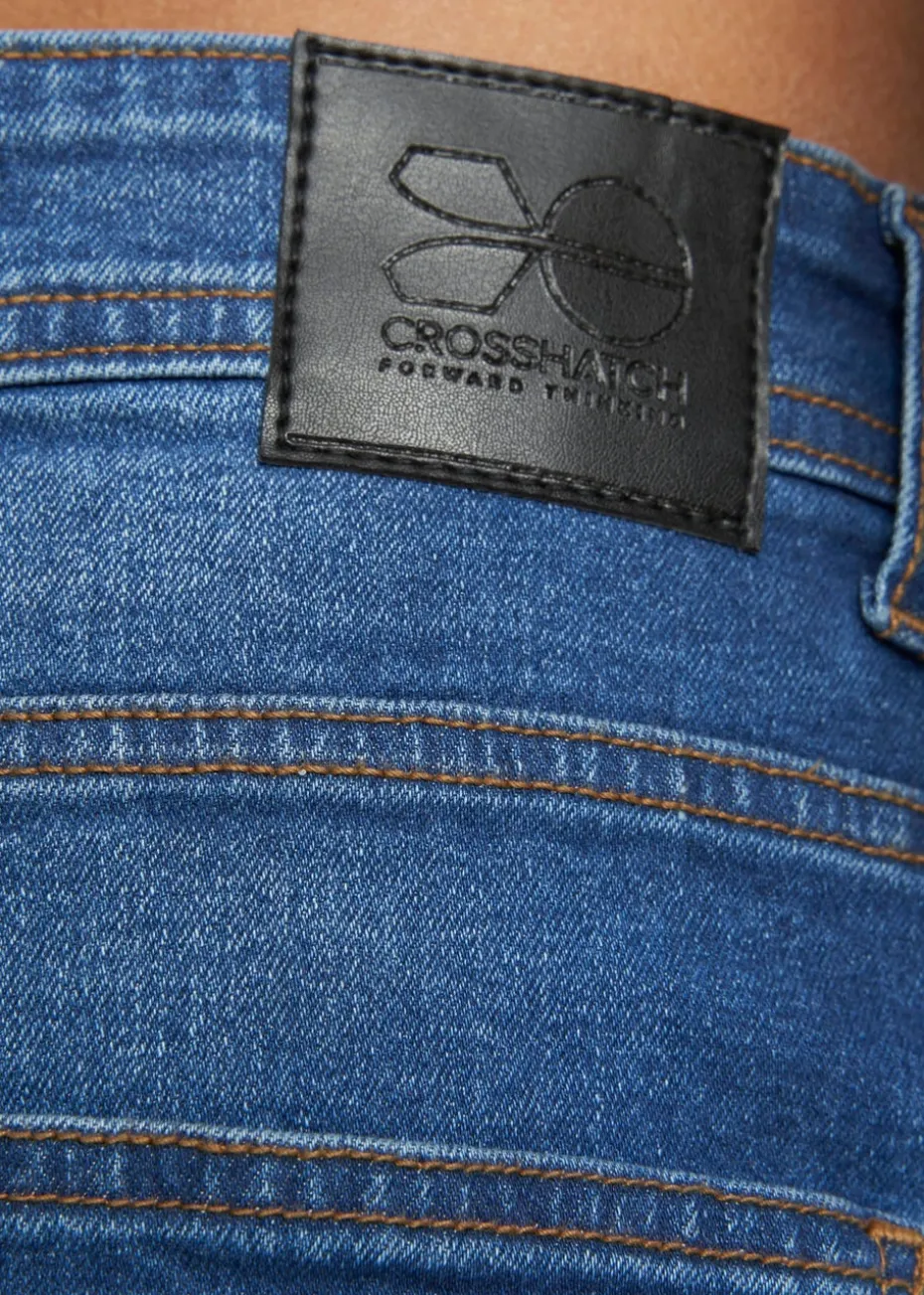 Crosshatch Stone Wash Kremtap Cargo Jeans