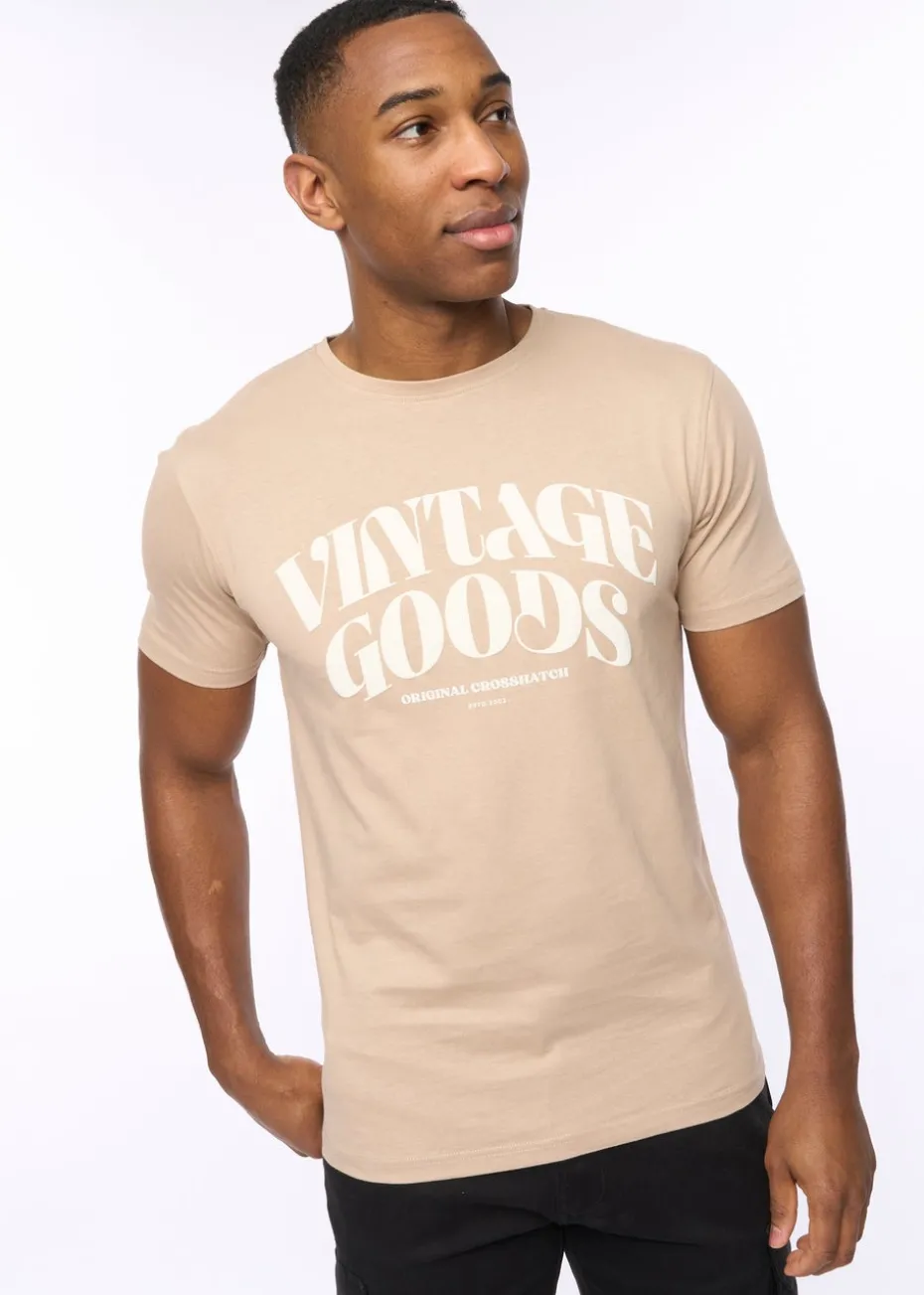 Crosshatch Stone Wilsby T-Shirt