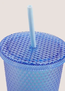 Dark Blue Ombre Studded Tumbler